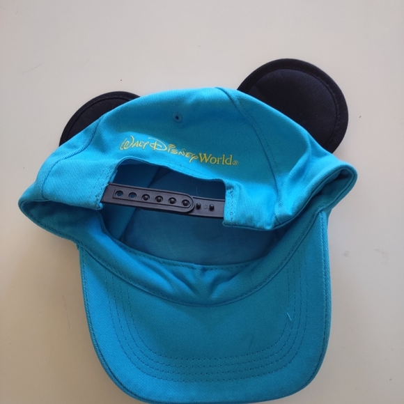 DISNEY PARKS Mickey Mouse In Sunglasses Toddler  Baseball Hat Cap Blue - Picture 4 of 9